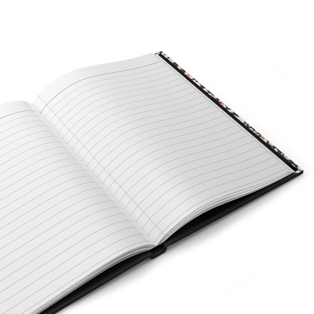 Peach Flower Abstract Journal