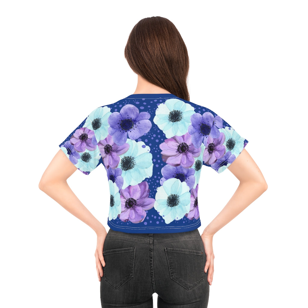 Purple Fusion Crop Tee