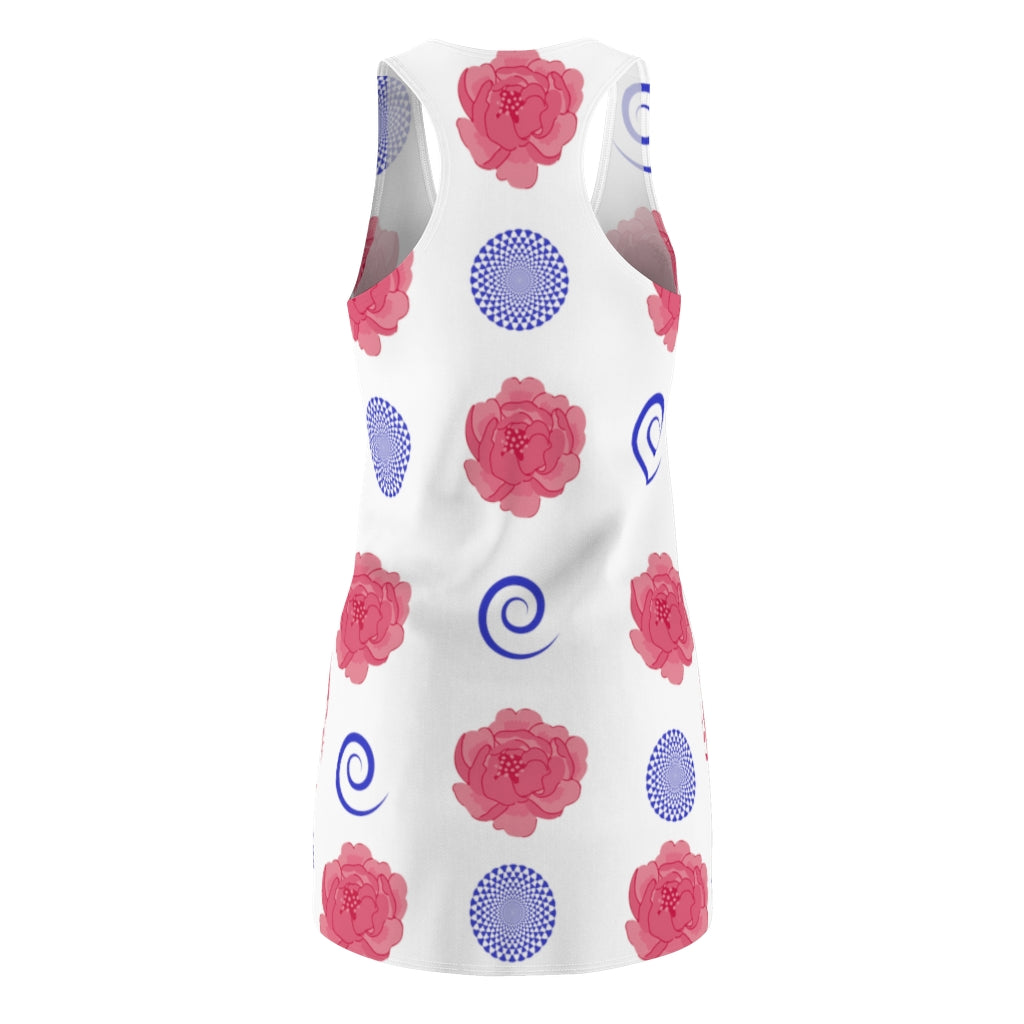 Peonies and Spirals Women's Racerback Dress