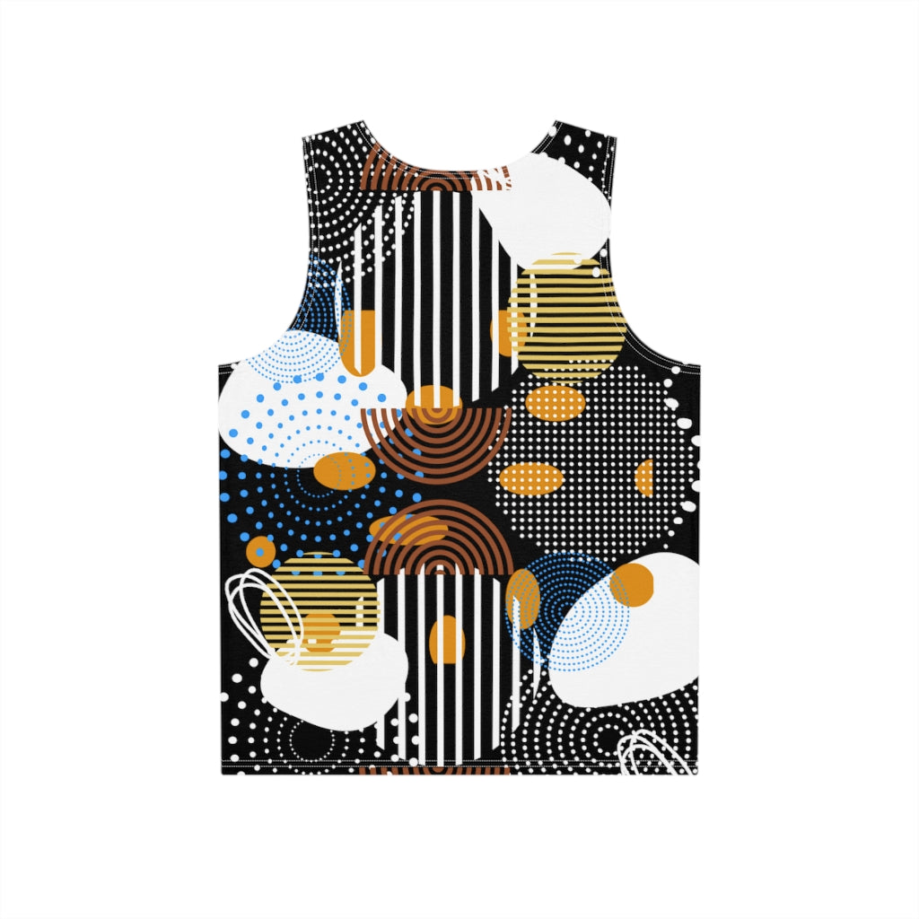 Circles Bars and Rocks Men's Tank