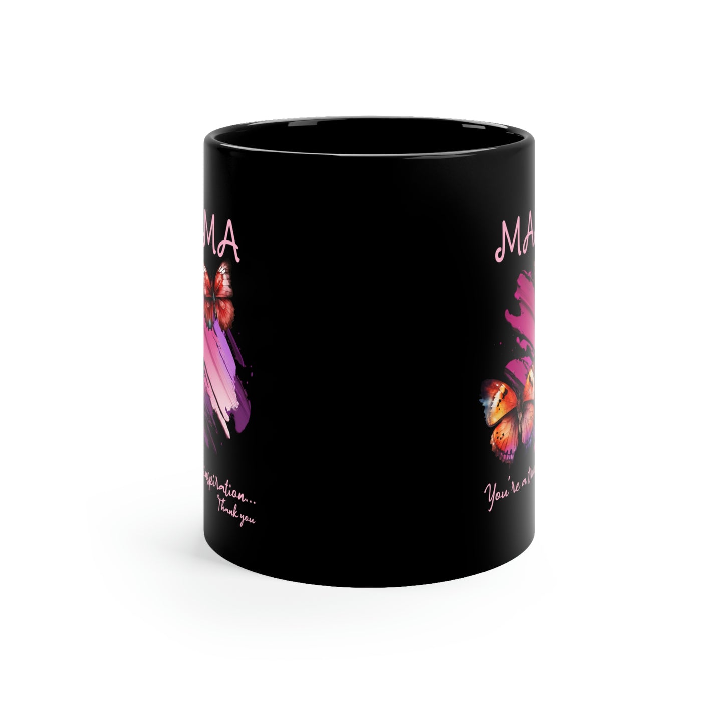 Mothers Day Gift for Mama Mug with Butterflies Gift for Mom and Coffee Lovers Gift for Butterfly Lovers