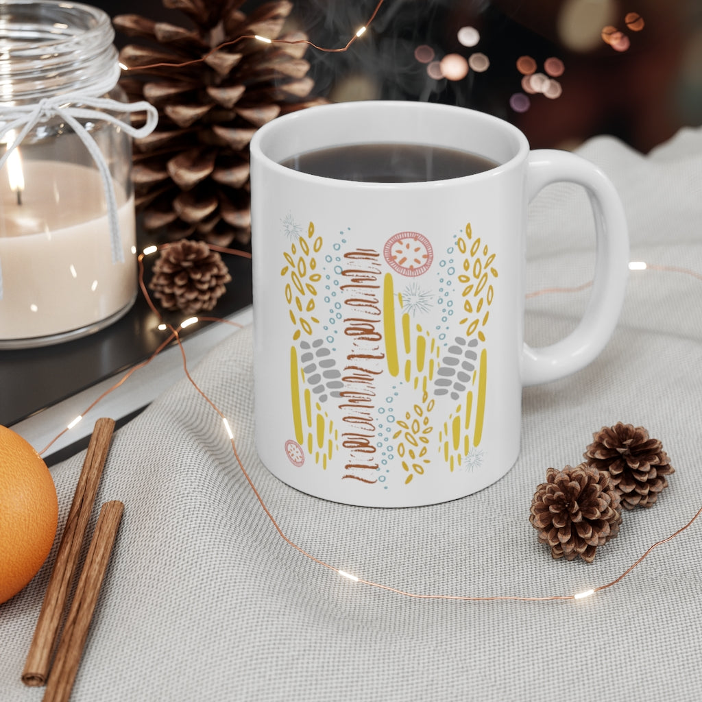 Carefree 11oz Mug 1- White