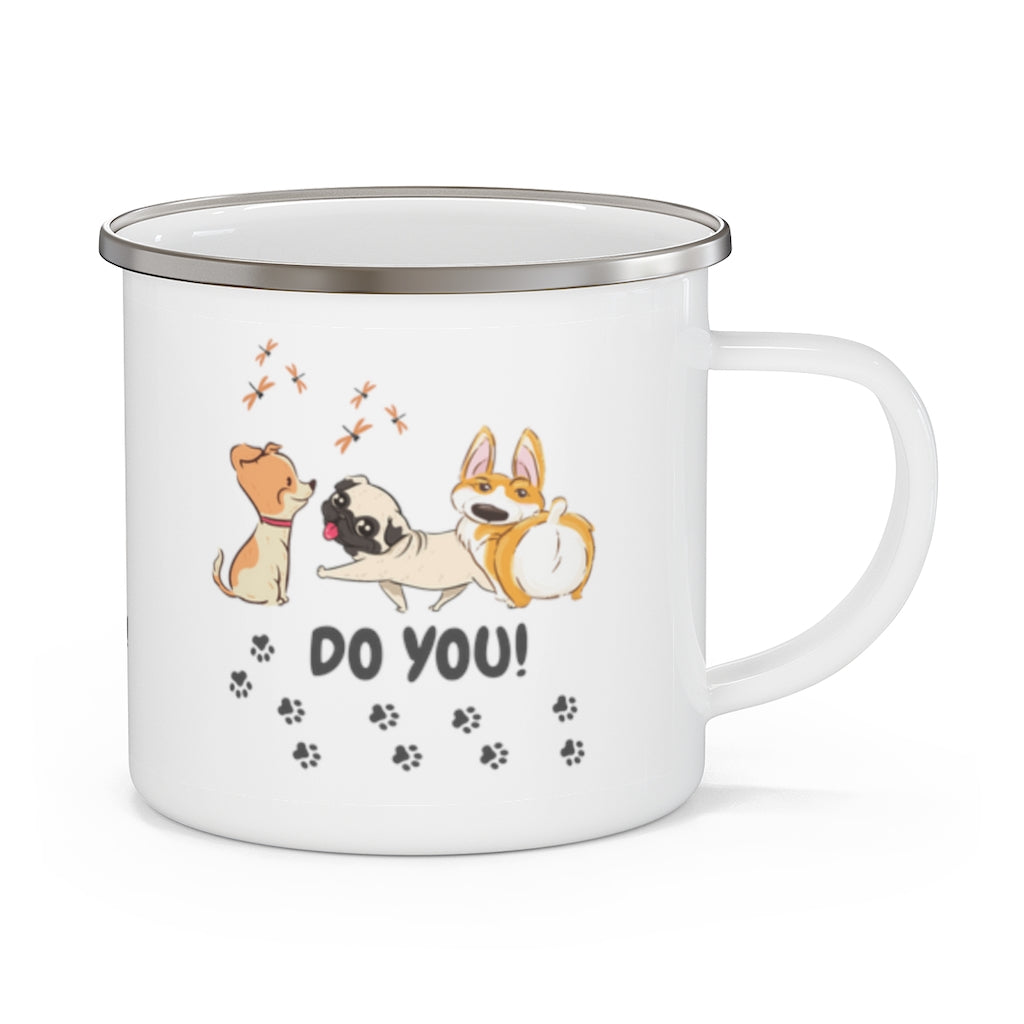 Do You Enamel Camping Mug - Dog