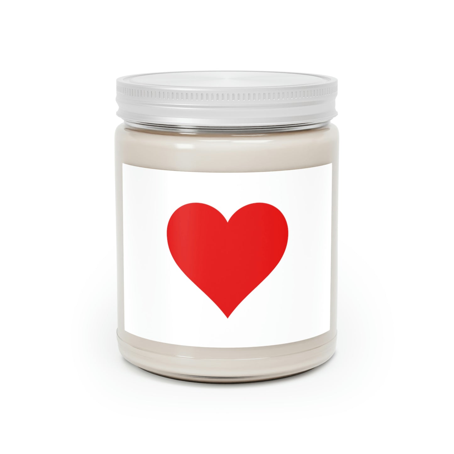 One Heart, One Love Scented Candle, 9oz - White