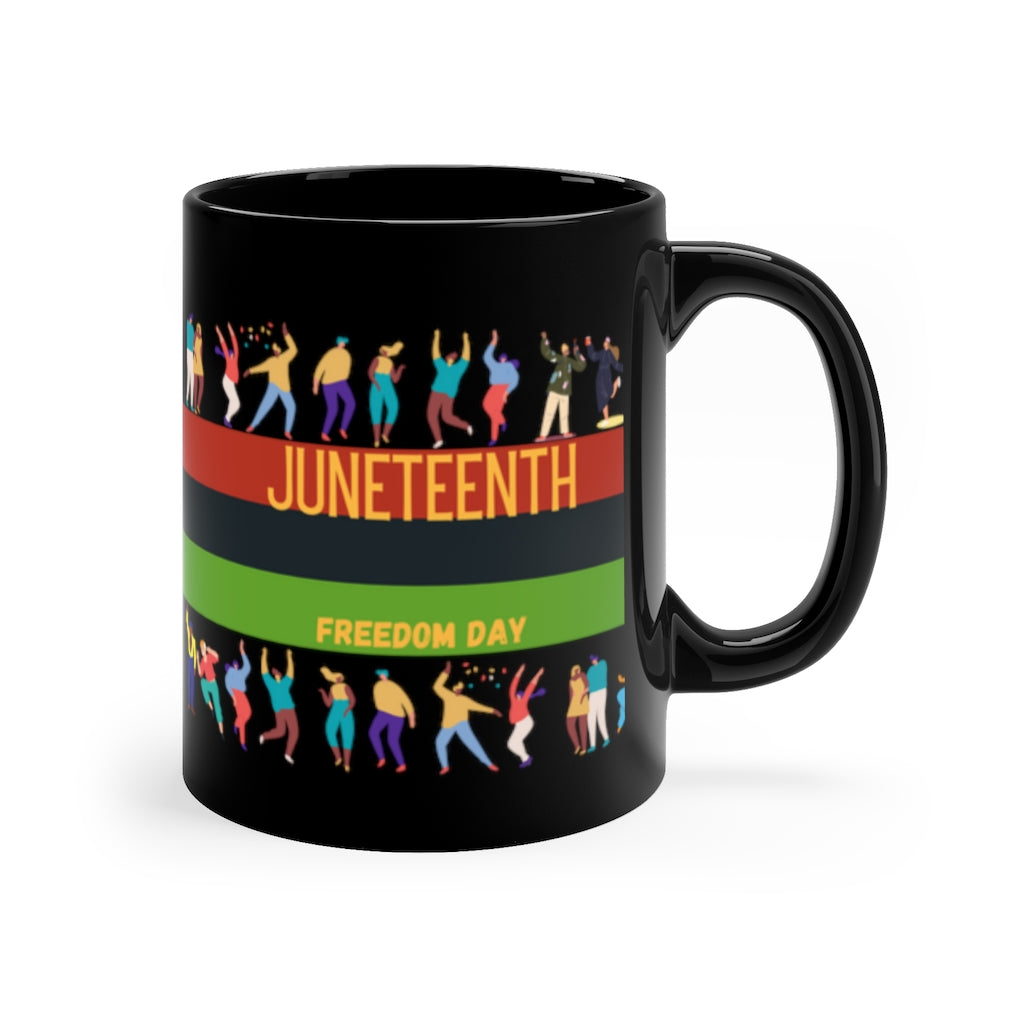 Juneteenth 11oz Mug - Black