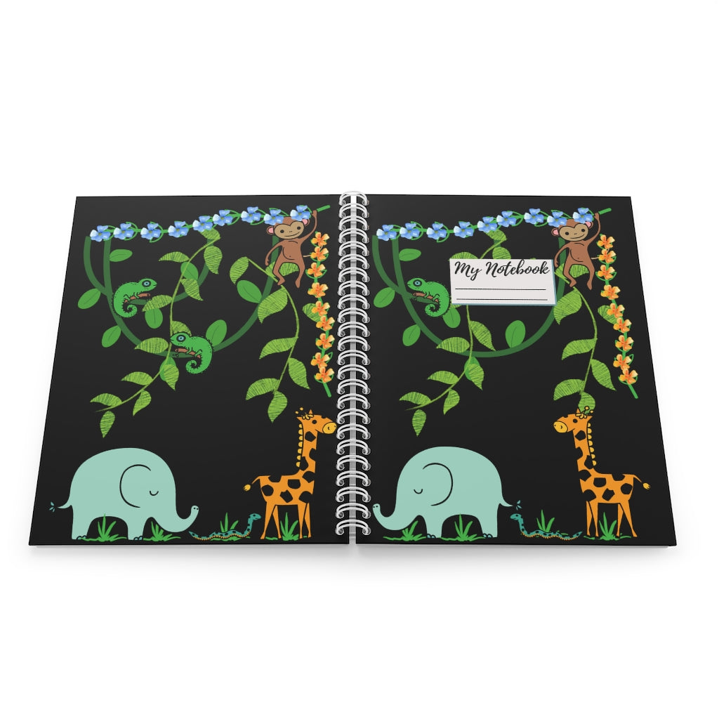 Jungle Animals 2 Spiral Notebook