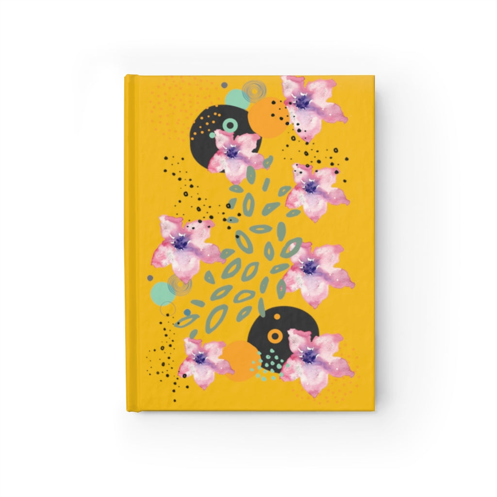 Pink Flower Abstract Journal