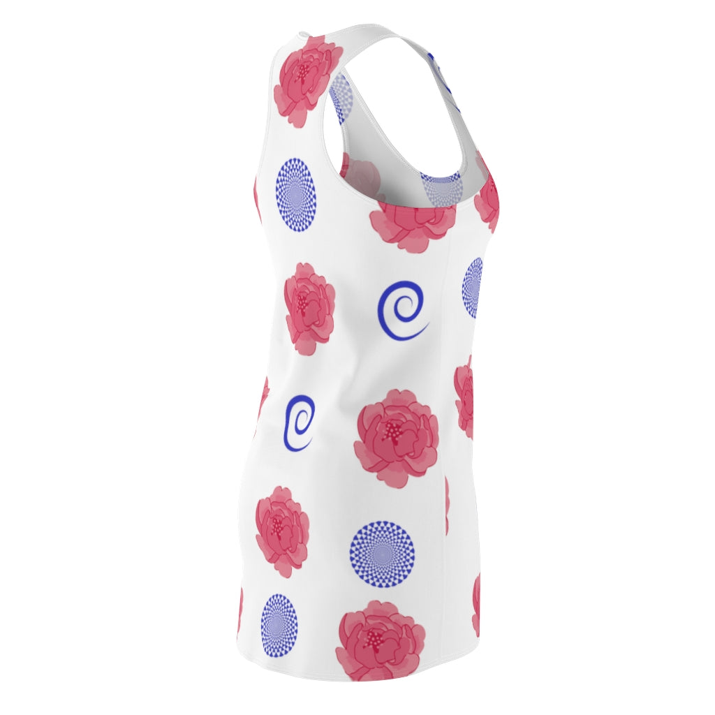 Peonies and Spirals Women's Racerback Dress