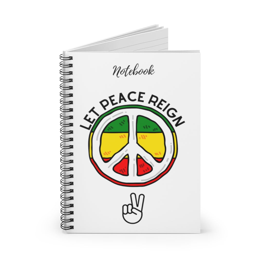 Let Peace Reign Spiral Notebook