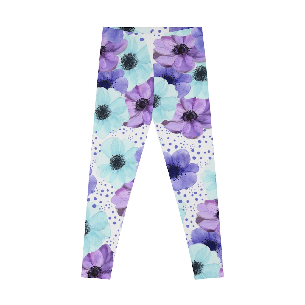 Purple Fusion Stretchy Leggings