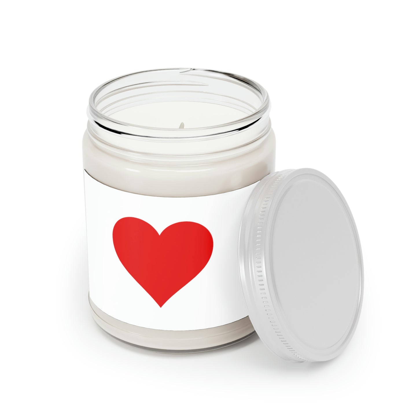 One Heart, One Love Scented Candle, 9oz - White