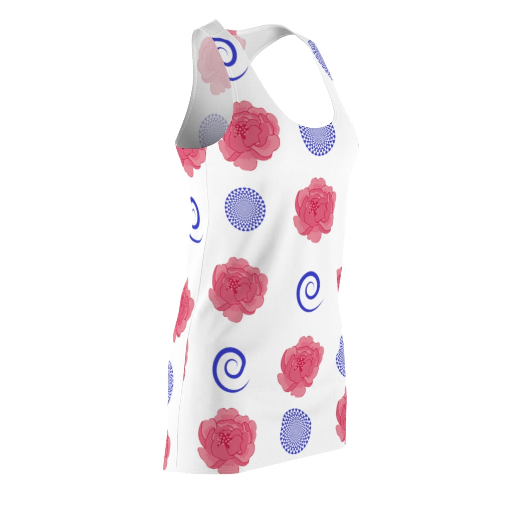Peonies and Spirals Women's Racerback Dress