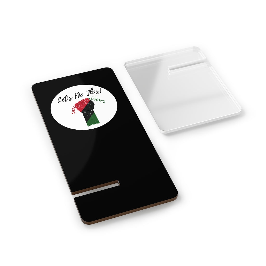 Let's Do This Mobile Phone Stand - Black