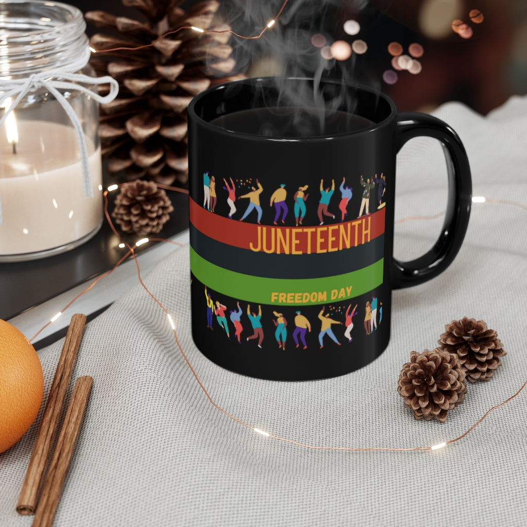 Juneteenth 11oz Mug - Black