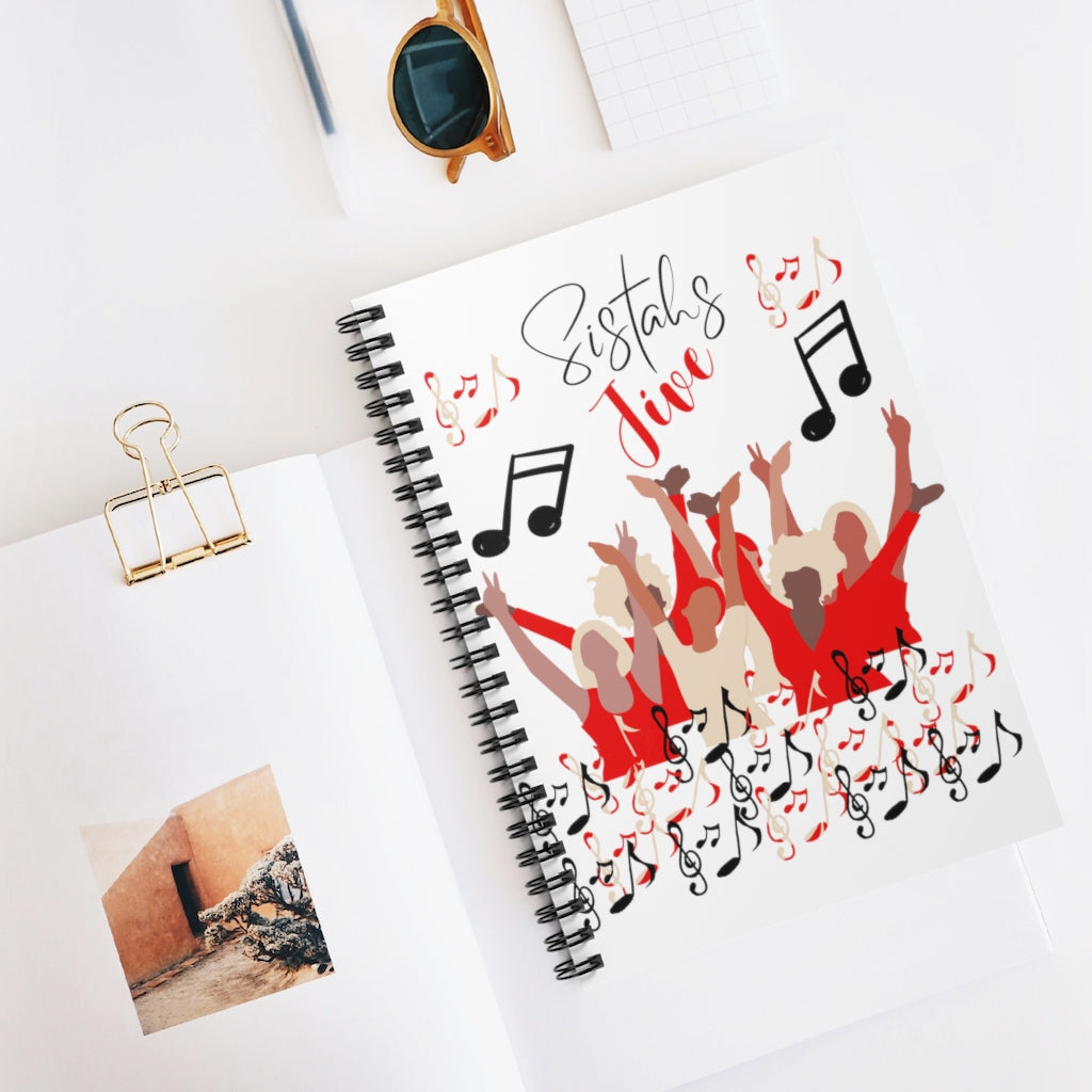 Sistahs Jive Spiral Notebook