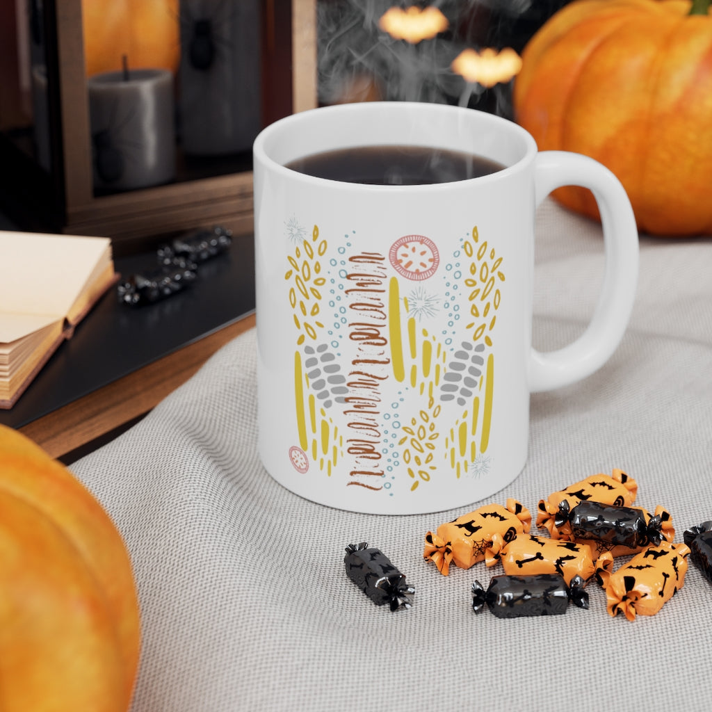 Carefree 11oz Mug 1- White