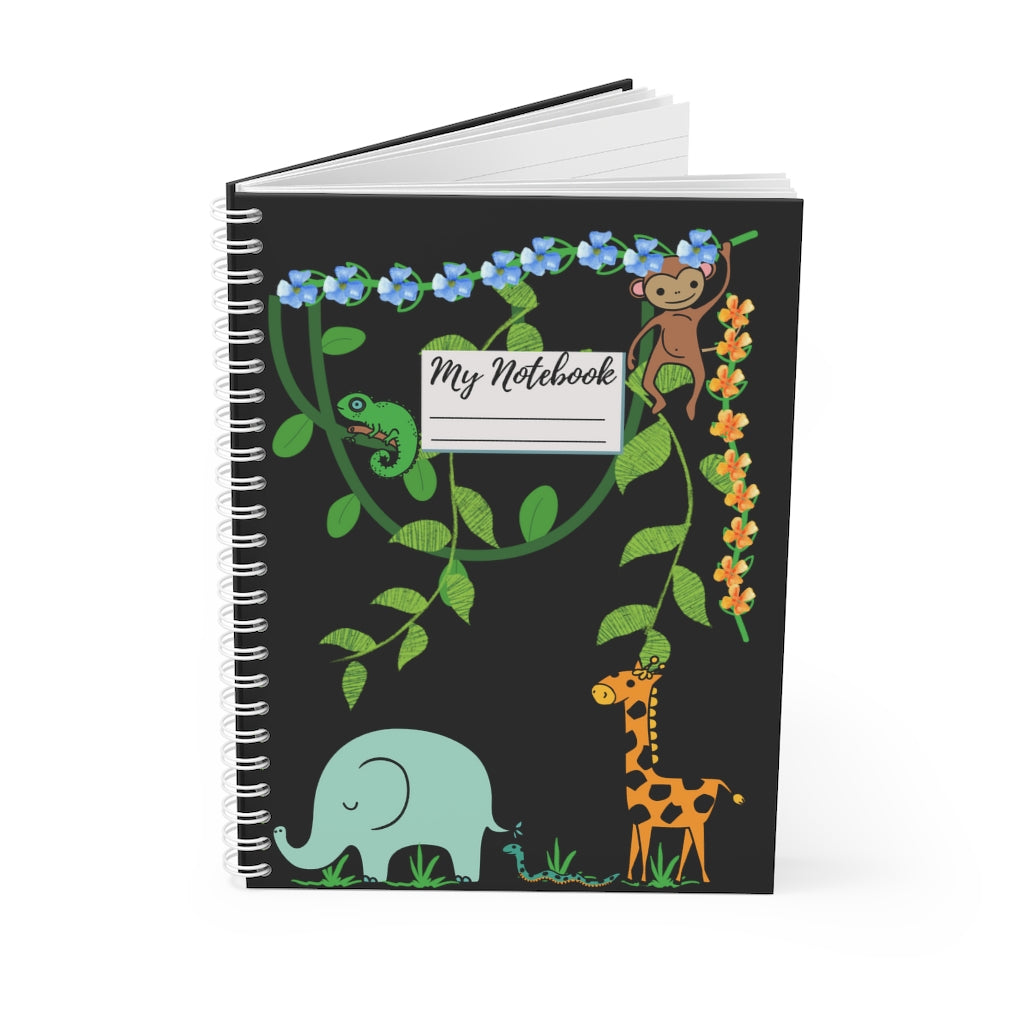 Jungle Animals 2 Spiral Notebook