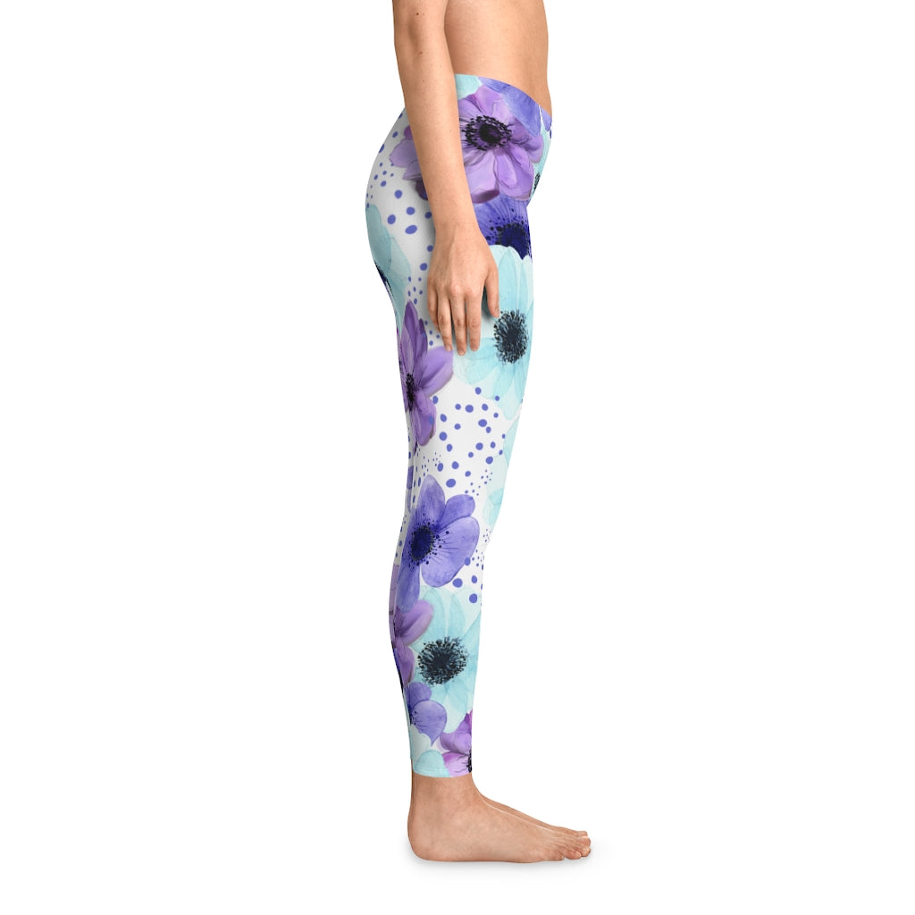 Purple Fusion Stretchy Leggings