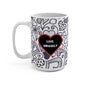 Inspirational Mug For Neurodiverse People Love Uniquely Thrive Differently Inclusion Awareness All-Over Print Gift Mug  For Valentine's Day
