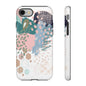 Abstract in Pink and Green Tough Phone Case