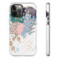 Abstract in Pink and Green Tough Phone Case