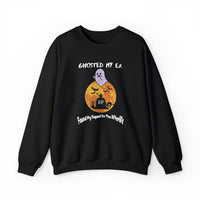 Halloween GenZ Sweatshirt Funny Millennial Relationship Humor Ghosted Modern Crewneck Spooky Paranormal Trendy Fall Fashion