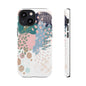 Abstract in Pink and Green Tough Phone Case