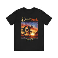 Music Festival Shirt Retro Vibes Tee Boho Silhouette Couple Shirt Desert Dusk Dance Wear for Festival Lovers of the Outdoors Bohemian Sunset Dance Tee