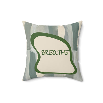 Breathe Pillow Calming Decor for Neurodiverse & Anxiety-Friendly Spaces Sensory Support Calming Cushion Therapist Gift Grounding Decor