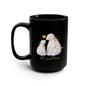 Mama Polar Bear 15 oz Black Mug | Sweet Motherhood Gift for Mom
