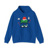 Christmas Hooded Sweatshirt Unique Festive Apparel Jolly Cartoon Figure Hoodie for lovers of Animated Characters Vintage Hoodie Gift for Christmas