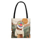 Environmental Earth Conscious Message Tote Eco Awareness Statement Earth Day Gift For Her Sustainable Woman-Owned Brand Stylish Boho Tote