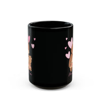 Mother's Day Gift for Mom Bear Black Keepsake Mug Bear Hug Mug Unique Mama Keepsake Gift Pink Heart Mug for Her Gift for Her Birthday