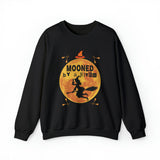 Funny Halloween Witch Sweatshirt Spooky Moon Crewneck Fall Gift for Witch Enthusiasts