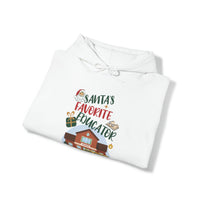 Educator Hoodie Teacher Christmas Sweatshirt Holiday School Fashion Teacher Christmas Gift Idea Santa's Favorite Educator School Bus Christmas Design