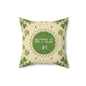 Settle In Pillow Leaf-Inspired Calming Cushion for Therapy Rooms Sensory Spaces Autism Friendly Gentle Grounding Therapy Office Decor
