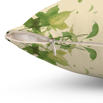 Settle In Pillow Leaf-Inspired Calming Cushion for Therapy Rooms Sensory Spaces Autism Friendly Gentle Grounding Therapy Office Decor