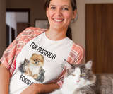 Pet T Shirt, Cats and Dogs T, Unisex Cat Dog Shirt, Pet Lovers Gift, Cat Lover Gift Shirt, Dog Lover Gift Shirt, Gift for Cat and Dog Lover