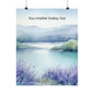 You Matter Today, Too Wall Art Calming Affirmation Poster Therapy Office Decor Emotional Wellness Print Mindfulness Landscape Wisely Spoken Calm Landscapes Collection