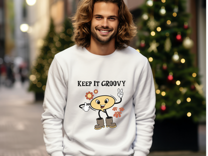 Playful Retro Sweatshirt for Gen Z Trendsetters and Lovers of Modern Positivity and Boho enthusiasts Motivational Crewneck Shirt Vintage Inspired Fashion