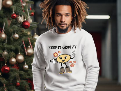 Playful Retro Sweatshirt for Gen Z Trendsetters and Lovers of Modern Positivity and Boho enthusiasts Motivational Crewneck Shirt Vintage Inspired Fashion