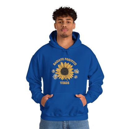 Boho Sunflower Hoodie for Nature Lovers Positive Message Flower Hoodie Motivational Message Inspirational Fashion Clothing for Comfort Wear