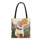 Environmental Earth Conscious Message Tote Eco Awareness Statement Earth Day Gift For Her Sustainable Woman-Owned Brand Stylish Boho Tote