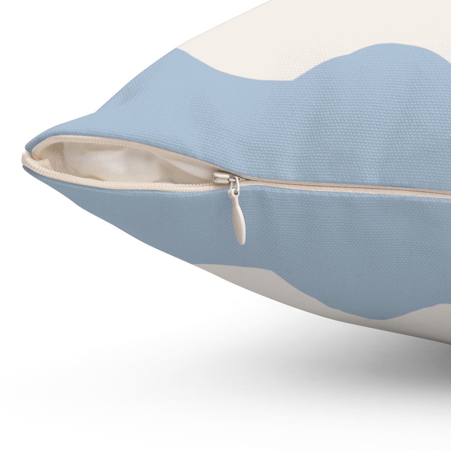 Breathe Throw Pillow Soft Blue Calm Accent Cushion for Therapy Rooms Bedrooms and Peaceful Spaces Autism Friendly Breath Pillow