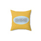Shine Throw Pillow Yellow and Blue Encouragement Accent Cushion Supportive Space Collection Confidence Home Decor Gift For Her