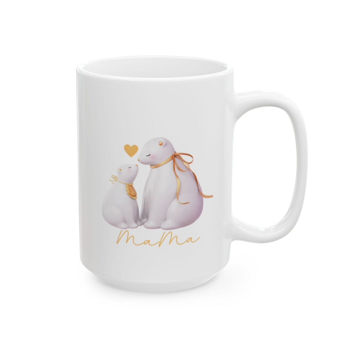 Mama Polar Bear Coffee Mug | Sweet Motherhood Gift for Mom