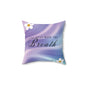 Stay With The Breath Lavender Gradient Meditation Cushion  Calming Reversible Therapy Pillow for Neurodiverse Sensory-Support Spaces