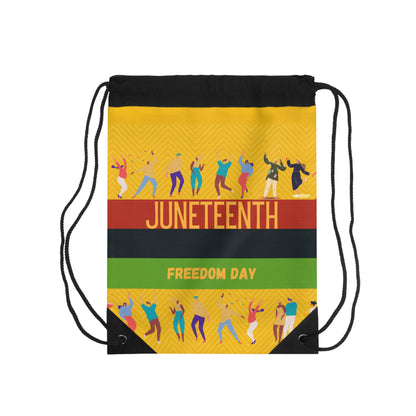 Juneteenth Drawstring Bag for Freedom Day Backpack for Juneteenth Liberty Tote Freedom Accessory Emancipation Drawstring Bag