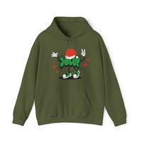Christmas Hooded Sweatshirt Unique Festive Apparel Jolly Cartoon Figure Hoodie for lovers of Animated Characters Vintage Hoodie Gift for Christmas