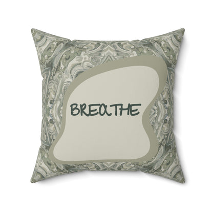 Breathe Pillow Calming Decor for Neurodiverse & Anxiety-Friendly Spaces Sensory Support Calming Cushion Therapist Gift Grounding Decor